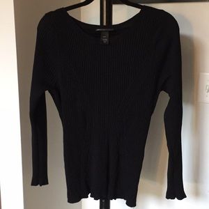 Lane Bryant Size 22/24 Crew Neck Ribbed Sweater